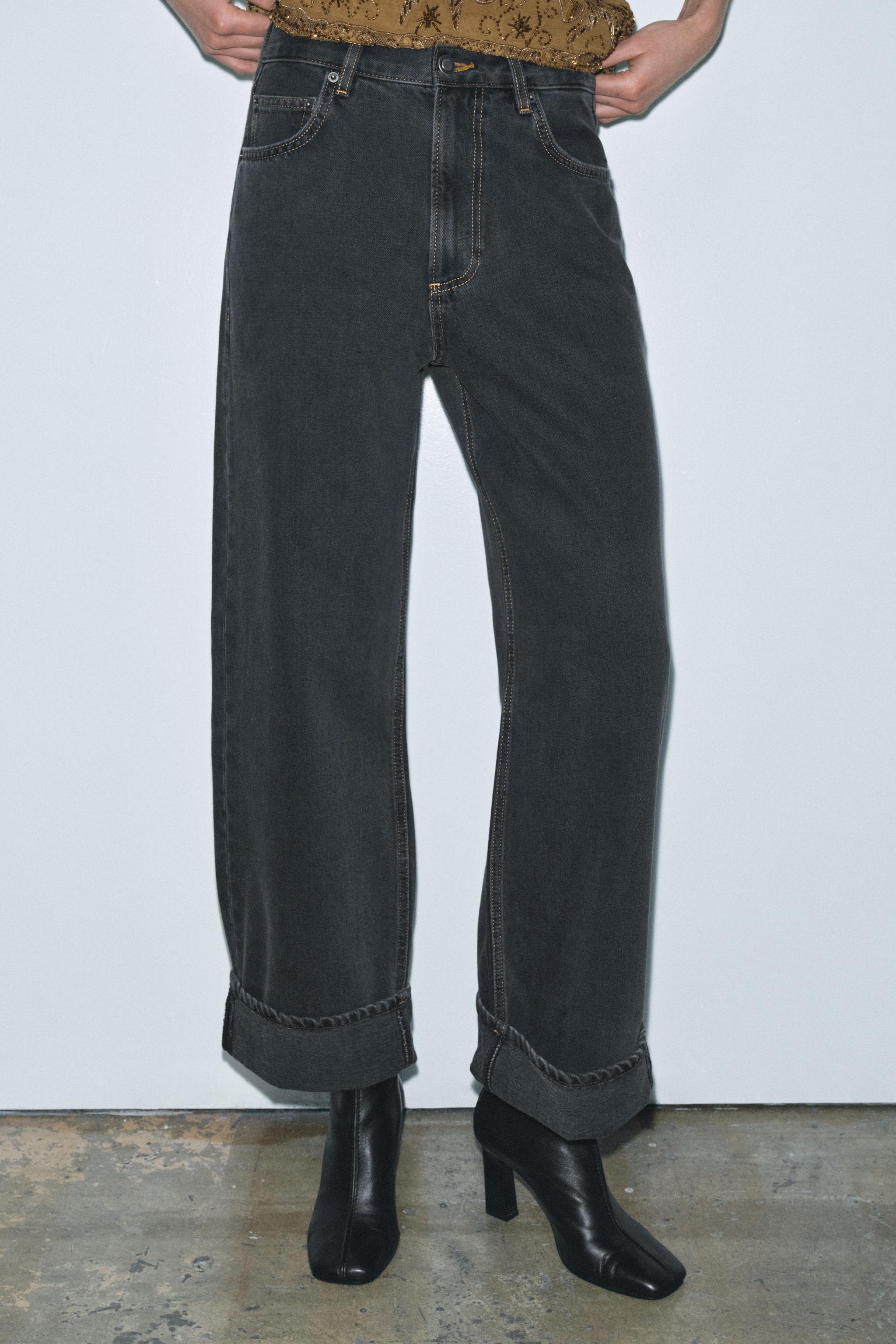 ZW COLLECTION MID-RISE BAGGY JEANS